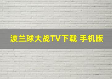 波兰球大战TV下载 手机版